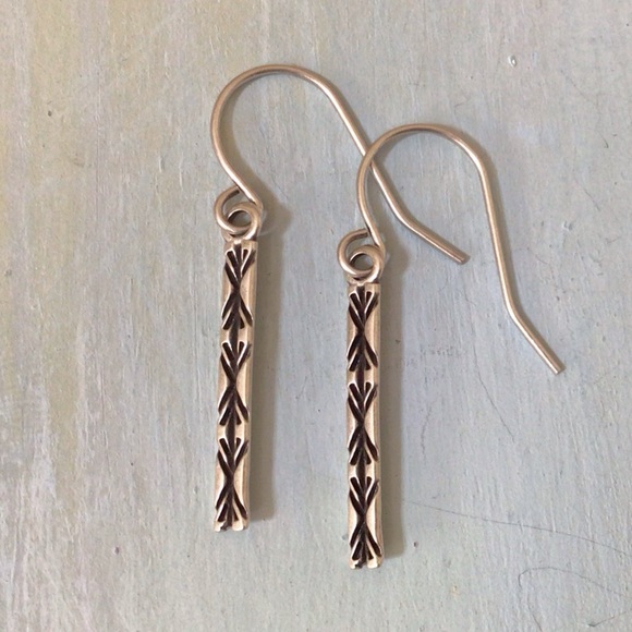 Sundance charm oxidized silver Earrings - Picture 6 of 7